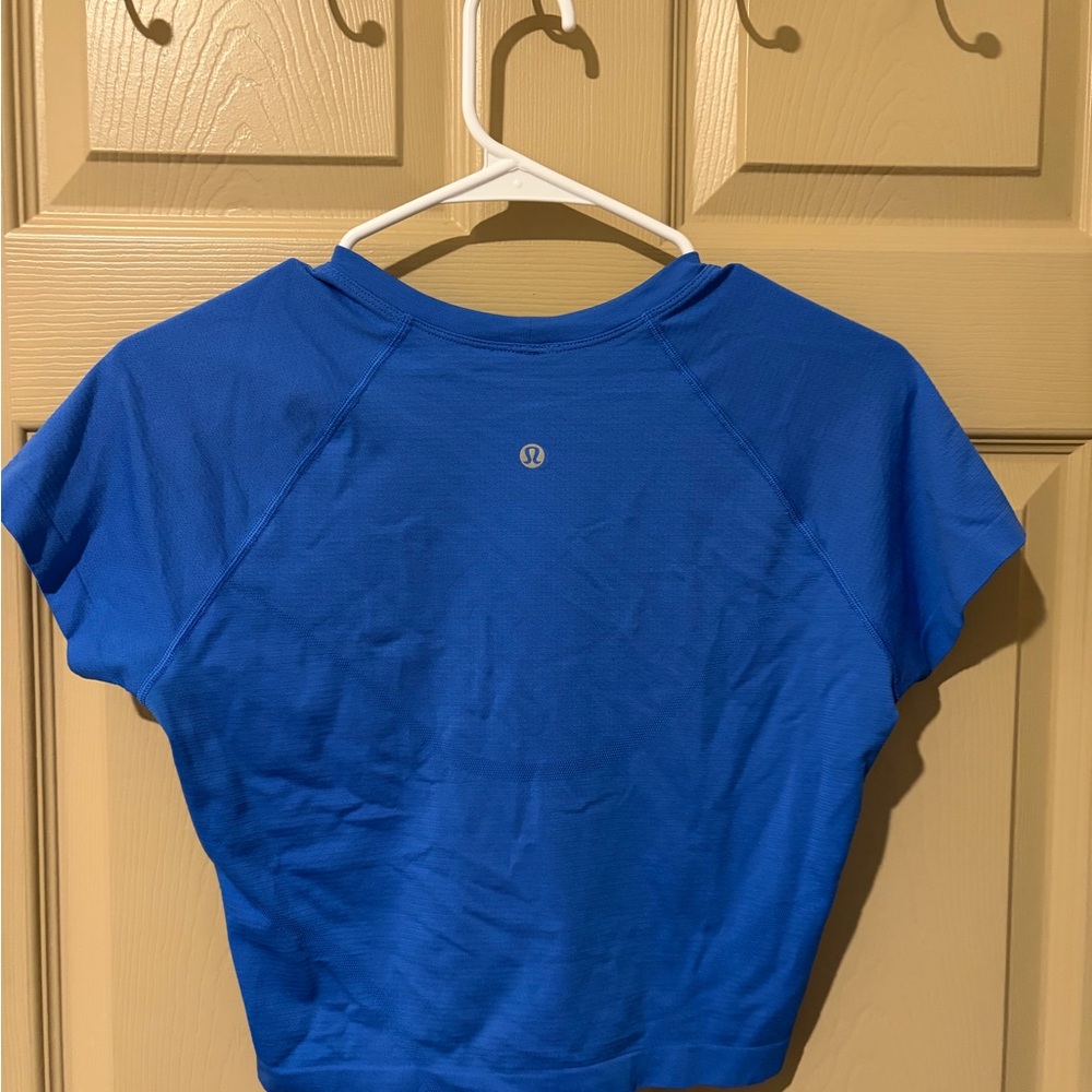 Lululemon swiftly tech Blue Women's Crop Top - Picture 2 of 2